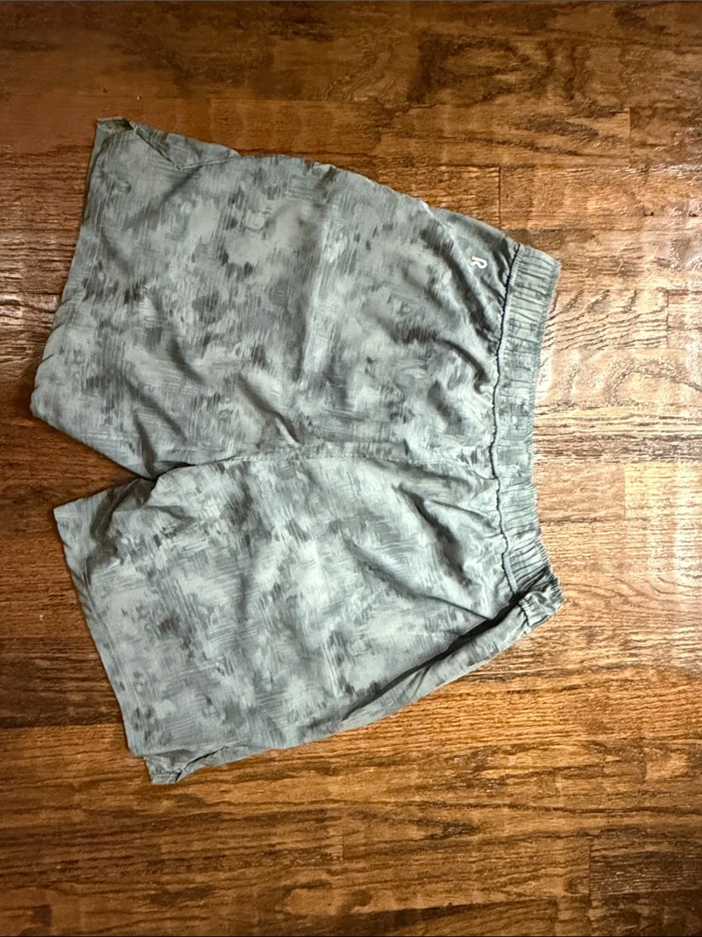 Light Blue Drawstring Casual Shorts